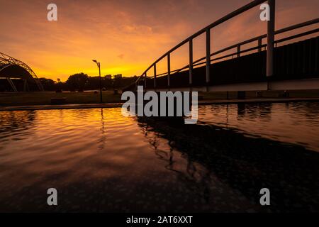 Jardin Communautaire Pudu Ulu À Cheras Kuala Lumpur Banque D'Images