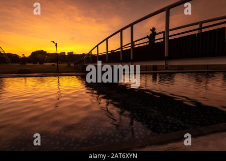 Jardin Communautaire Pudu Ulu À Cheras Kuala Lumpur Banque D'Images