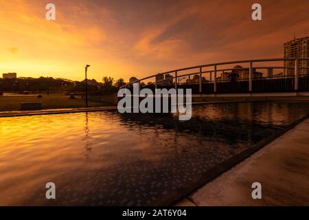 Jardin Communautaire Pudu Ulu À Cheras Kuala Lumpur Banque D'Images