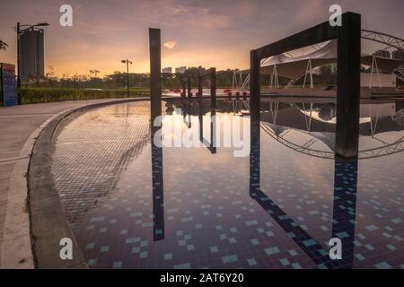 Jardin Communautaire Pudu Ulu À Cheras Kuala Lumpur Banque D'Images