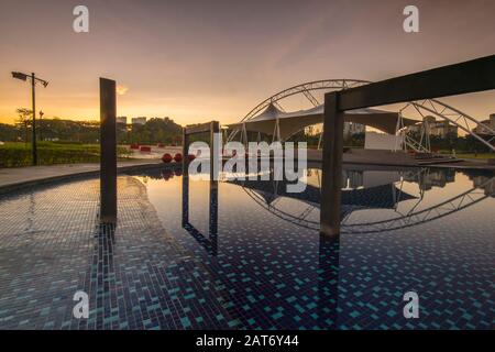 Jardin Communautaire Pudu Ulu À Cheras Kuala Lumpur Banque D'Images