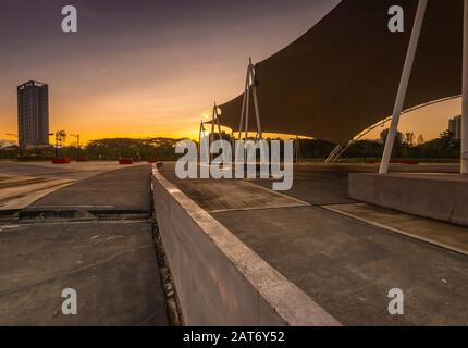Jardin Communautaire Pudu Ulu À Cheras Kuala Lumpur Banque D'Images