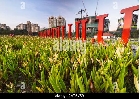 Jardin Communautaire Pudu Ulu À Cheras Kuala Lumpur Banque D'Images