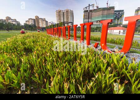 Jardin Communautaire Pudu Ulu À Cheras Kuala Lumpur Banque D'Images