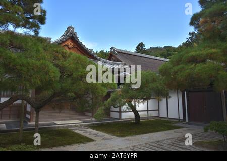 Pavillon argent du temple de Ginkaku-ji Banque D'Images