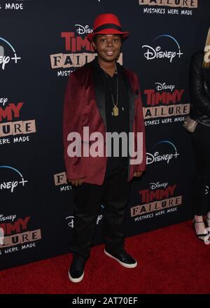 30 janvier 2020, Hollywood, CA, USA: Kei assiste à la Disney + Premiere de ''Timmy Failure: Des erreurs Ont Été Faites'' au théâtre El Capitan. (Image De Crédit : © Billy Bennight/Zuma Wire) Banque D'Images