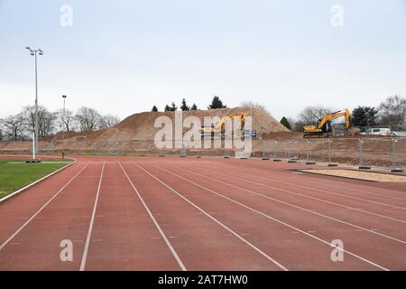 Le stade Alexander de Birmingham le jour de l'approbation a été donné pour transformer le stade pour les Jeux du Commonwealth de 2022. Banque D'Images