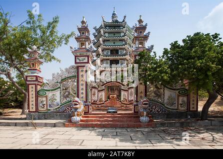 Pagode De Co Tach, Près De Mui Ne, Binh Thuan, Vietnam Banque D'Images