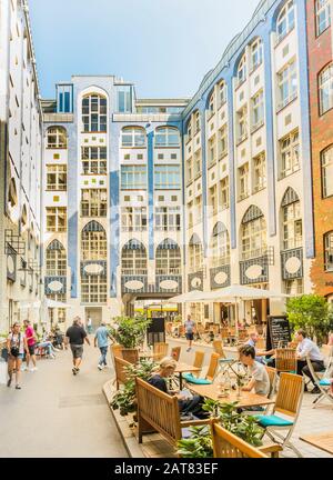 cour à hackesche hoefe Banque D'Images