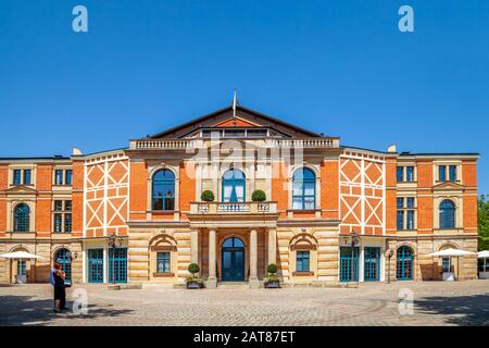 Wagner Festspielhaus À Bayreuth, Bavière, Allemagne Banque D'Images