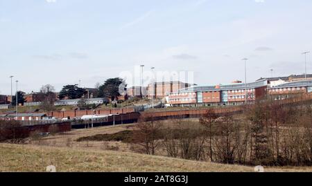 Hôpital Broadmoor hôpital psychiatrique de haute sécurité Crowthorne, Angleterre. Parmi les patients notables, on compte Peter Sutcliffe, le Yorkshire Ripper, Ronni Banque D'Images