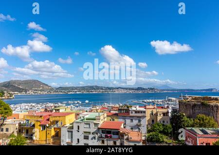 Italie, Naples, Baia, Panorama Banque D'Images