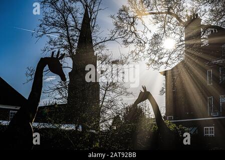 Welford Park, Berkshire, Royaume-Uni. Banque D'Images