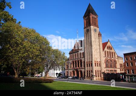 Hôtel de ville historique d'Albany dans l'État de New York Banque D'Images