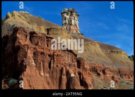 La formation de roches du phare au parc national de Palo Duro Canyon dans le Texas Panhandle près d'Amarillo.©Bob Daemmrich / Banque D'Images