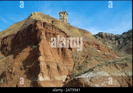 La formation de roches du phare au parc national de Palo Duro Canyon dans le Texas Panhandle près d'Amarillo.©Bob Daemmrich / Banque D'Images