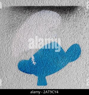 Symbole d'Elf sur le mur. Contexte entièrement éditables. Il peut être utilisé comme une invitation à une fête, de l'alimentation menu, affiche, papier peint, design t-shirts et plus encore. Banque D'Images