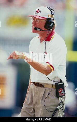 Marty Schottenheimer, Entraîneur En Chef Des Chefs De Kansas City Banque D'Images