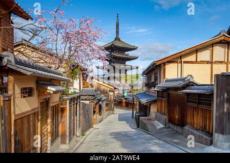 Rues de la région de Kansai au Japon, Kyoto Banque D'Images