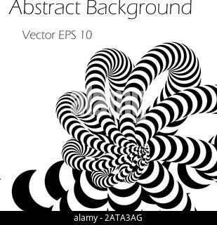 Arrière-plan vectoriel abstrait avec plexus tentacules Illustration de Vecteur