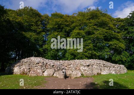 Le Clava Cairns près de Culloden dans les Highlands écossais d'Inverness-shire Scotland Royaume-Uni Banque D'Images