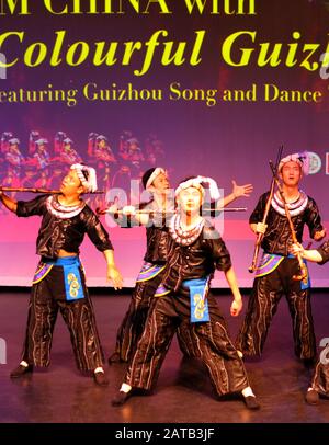 Guizhou Dance Troupe Chine Banque D'Images