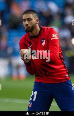 Stade Santiago Bernabeu, Espagne. 1 févr. 2020. Madrid, Espagne. 01 février 2020. YANICKS CARRASCO PENDANT LE MATCH REAL MADRID CONTRE ATLETICO DE MADRID AU STADE SANTIAGO BERNABEU. Samedi 1er FÉVRIER 2020 crédit: Cordon PRESS/Alay Live News Banque D'Images