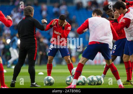 Stade Santiago Bernabeu, Espagne. 1 févr. 2020. Madrid, Espagne. 01 février 2020. RENAN LODI PENDANT LE MATCH REAL MADRID CONTRE ATLETICO DE MADRID AU STADE SANTIAGO BERNABEU. Samedi 1er FÉVRIER 2020 crédit: Cordon PRESS/Alay Live News Banque D'Images