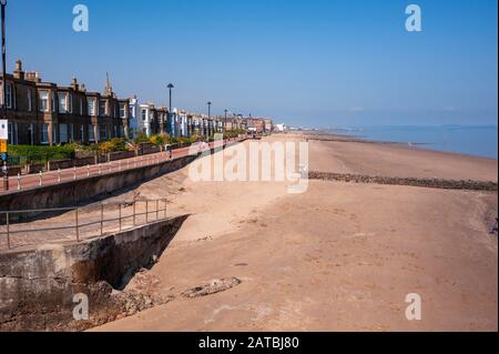 Plage de Portobello près d'Édimbourg. Photographie de voyage/paysage urbain d'Édimbourg par Pep Masip. Banque D'Images