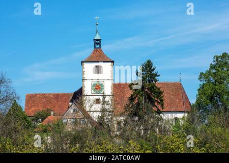 Ev. St-Martinskirche Stöckenburg • Bade-Wurtemberg, Allemagne Banque D'Images