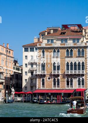 Hotel Bauer Palazzo par le Grand Canal à Venise Banque D'Images