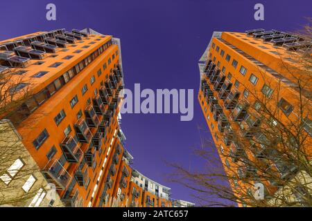 City Island appartements à Leeds Banque D'Images