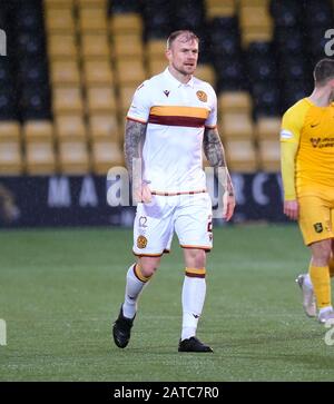 Livingston, Royaume-Uni. 1 févr. 2020. Richard Tait de Motherwell lors du match de la Scottish Premiership entre Livingston FC et Motherwell FC à l'aréna Tony Macaroni de Livingston le 1 er février 2020. Crédit: Spp Sport Press Photo. /Alay Live News Banque D'Images