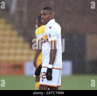 Livingston, Royaume-Uni. 1 févr. 2020. Christy Manzinga de Motherwell lors du match de la Scottish Premiership entre Livingston FC et Motherwell FC à la Tony Macaroni Arena de Livingston le 1 er février 2020. Crédit: Spp Sport Press Photo. /Alay Live News Banque D'Images