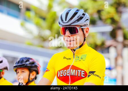 Geelong, Australie. 02 février 2020. 2 Février 2020: Geelong, Australie - 2 Février 2020: Cadel Evans Avant 2020 Cadel Evans Great Ocean Road Race Credit: Chris Putnam/Zuma Wire/Alay Live News Credit: Zuma Press, Inc./Alay Live News Banque D'Images