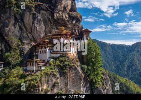 Paro Taktsang, Paro, Bhoutan Banque D'Images