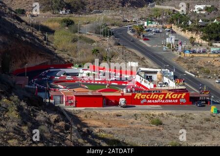 Kart de course à Maspalomas Banque D'Images