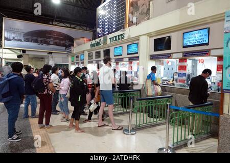 Pic montre: Stock de Thaïlande . Photo De La Gare De Hua Lamphong Par Gavin Rodgers/ Pixel8000 Banque D'Images