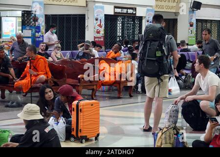 Pic montre: Stock de Thaïlande . Photo De La Gare De Hua Lamphong Par Gavin Rodgers/ Pixel8000 Banque D'Images