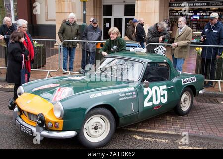 Monte Carlo Rally Banbury Triumph Spitfire Banque D'Images