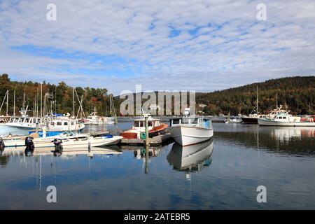 Port Nord-Est, Mount Desert Island, Maine, Nouvelle-Angleterre, États-Unis Banque D'Images