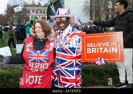 Célébrations De La Journée Du Brexit Banque D'Images