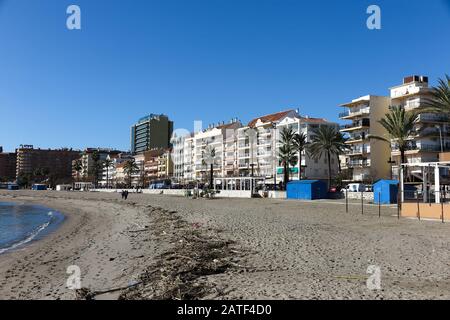 Front de mer, promenade, Fuengirola, Costa del sol, Espagne Banque D'Images