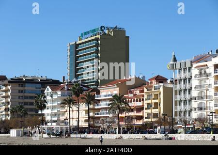 Front de mer, promenade, Fuengirola, Costa del sol, Espagne Banque D'Images