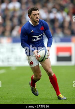 Anthony Bouthier de France pendant le match Guinness Des Six nations au Stade de France, Paris. Banque D'Images