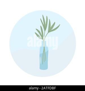 Signe d'échange de plantes Partagez les plantes intérieures dans une bouteille d'eau événement. Illustration vectorielle plate. Illustration de Vecteur