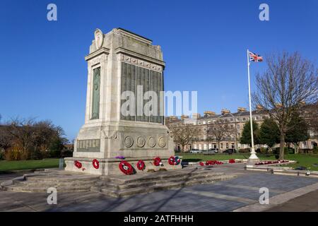 Monument commémoratif de guerre, place Hamilton, Birkenhead Banque D'Images