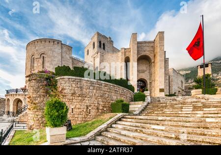 Musée Skanderbeg À Kruja, Albanie Banque D'Images