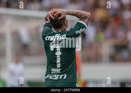 Braganca Paulista, Brésil. 02 février 2020. L'équipe Red Bull Bragantino accueille Palmeiras pour le championnat de football Paulista 2020. Le match a eu lieu au stade Nabi Abi Chedid, à Bragança Paulista. Dimanche 2 février 2020. Crédit: Foto Arena Ltda/Alay Live News Banque D'Images