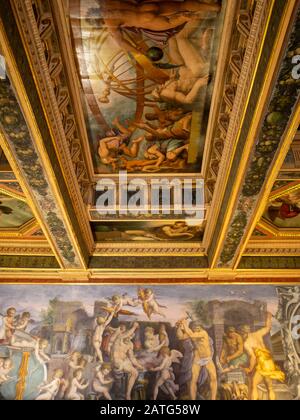 Chambre des éléments, Palazzo Vecchio, Florence Banque D'Images